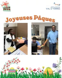 Pâques : des chocolats distribués dans les différents services pour partager un moment convivial