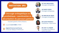 Retour sur l’EPU : Chirurgie orthopédique et prothétique