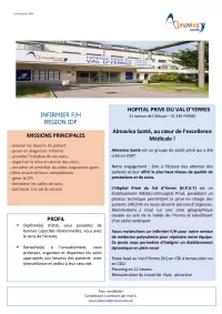 L'Hopital Privé du Val d'Yerres recrute!